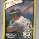 1989 Kenner Starting Lineup Jose Canseco Rookie Year 1986 Baseball Card Oddball A's