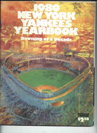 1980 New York Yankees Yearbook