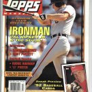 Fall 1991 Topps Magazine Cal Ripken Cover Free Cards Inside