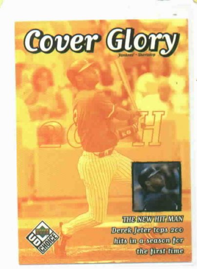 1999 Upper Deck Cover Glory Derek Jeter New York Yankees