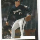 2004 Leaf Press Proof Ben Sheets #D / 50 Milwaukee Brewers