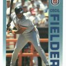 1992 Fleer Citgo 7-11 The Performer Collection Cecil Fielder Oddball Detroit Tigers