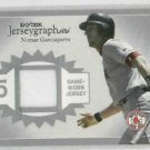 2004 Fleer Skybox Jerseygraphics Nomar Garciaparra Jersey Card Boston Red Sox #D /100