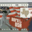 2002 Topps Stadium Club Born In The USA Adam Dunn Bat Card Cincinnati Reds