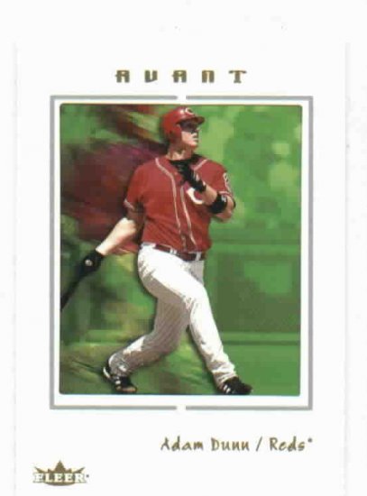 2003 Fleer Avant Adam Dunn Cincinnati Reds Baseball Card