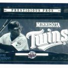 2005 Playoff Prestigious Pros Torii Hunter Minnesota Twins #D / 200