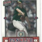 2002 Donruss Fan Club Credits Mark Mulder Oakland A's #D / 100