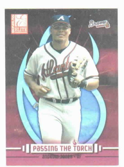 2003 Donruss Elite Passing the Torch Andruw Jones Atlanta Braves #D / 1000