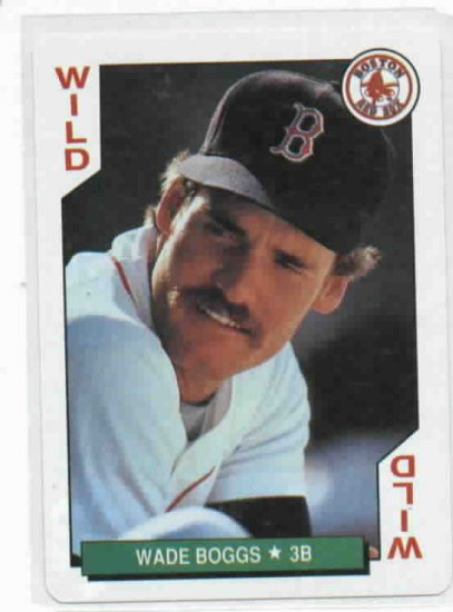 1991 US Playing Card Co. Wade Boggs Wild Card Boston Red Sox Oddball