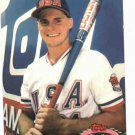 1991 Topps Stadium Club Team USA Gason Giambi Oakland A's Rookie