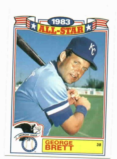 1984 topps 1983 All Star Game George Brett Kansas City Royals