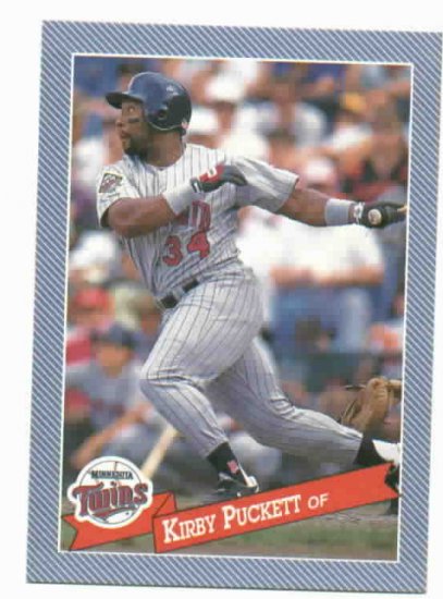 1993 Hostess Baseballs Kirby Puckett Baseball Card Minnesota Twins Oddball