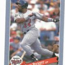 1993 Hostess Baseballs Kirby Puckett Baseball Card Minnesota Twins Oddball