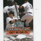 2010 Florida Marlins Pocket Schedule