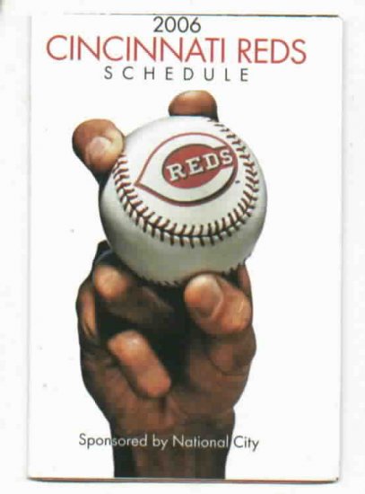 2006 Cincinnati Reds Pocket Schedule