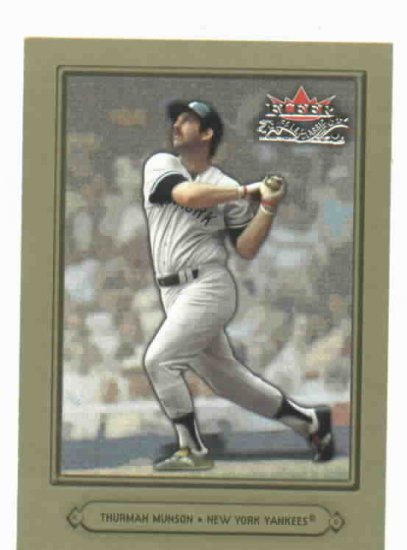 2002 Fleer Fall Classics Thurman Munson New York Yankees