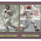 2002 Fleer Fall Classics All Time Series Thurman Munson Johnny Bench Yankees Reds