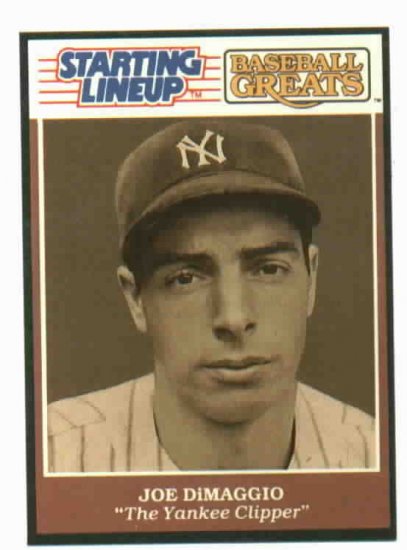 1989 Kenner Starting Lineup Joe Dimaggio New York Yankees