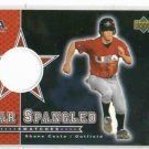 2002 Upper Deck USA Baseball Star Spangled Swatches Shane Costa Jersey Rookie