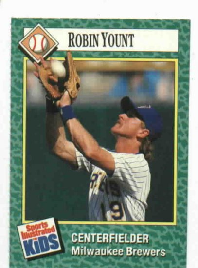 Sports Illustrated Robin Yount Baseball Card Milwaukee Brewers