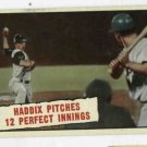 1961 Topps Baseball Thrills Harvey Haddix # 410 Pittsburgh Pirates
