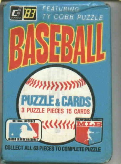 1983 Donruss Unopened Wax Pack