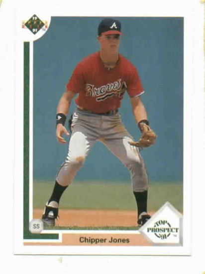 1991 Upper Deck Chipper Jones Rookie Atlanta Braves