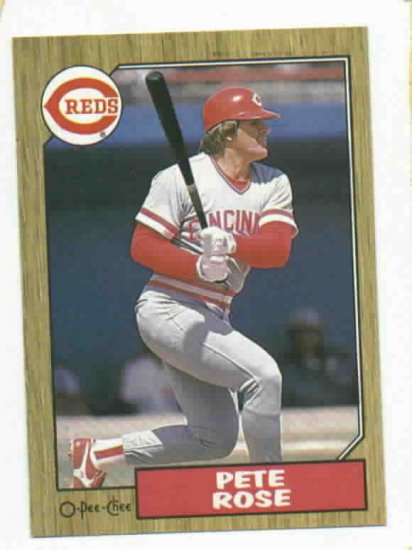 1987 O Pee Chee Pete Rose Cincinnati Reds