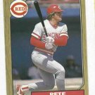 1987 O Pee Chee Pete Rose Cincinnati Reds