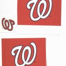 Group Of 3 Washington Nationals Stickers