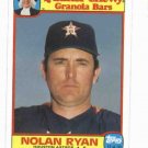 1986 Quaker Chewey Granola Nolan Ryan Baseball Card Houston Astros Rangers Oddball