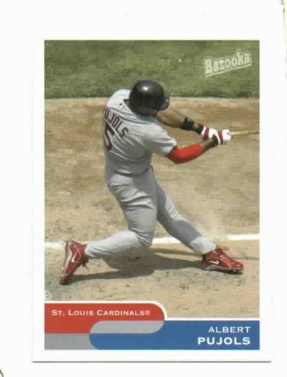 2004 Topps Bazooka Albert Pujols St. Louis Cardinals