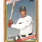 1989 Topps Senior League George Foster St Lucie Legends Cincinnati Reds Oddball