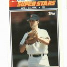 1990 Kmart Super Stars Will Clark Oddball San Francisco Giants