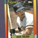 1990 Topps Traded Cecil Fielder Detroit Tigers
