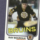 1981 82 Topps Ray Bourque Boston Bruins