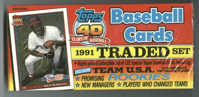 1991 Topps Traded Complete Set Ivan Rodriguez Jason Giambi ROOKIES SEALED