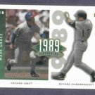 2002 Upper Deck 1989 Flashbacks Mark Grace Cubs Diamondbacks #D/ 4225
