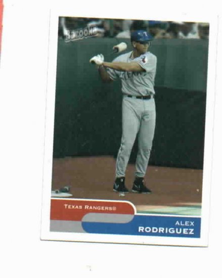 2004 Bazooka Mini Alex Rodriguez Texas Rangers Yankees