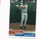 2004 Bazooka Mini Alex Rodriguez Texas Rangers Yankees