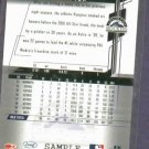 2001 Leaf Rookies & Stars Mike Hampton Colorado Rockies Beckett SAMPLE