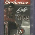 1993 Budweiser Nascar Pocket Schedule Dale Earnhardt Jr.