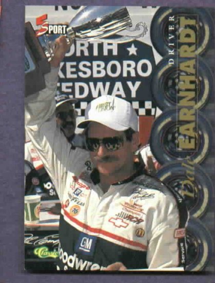 1995 Classic Dale Earnhardt Racing Card # 161