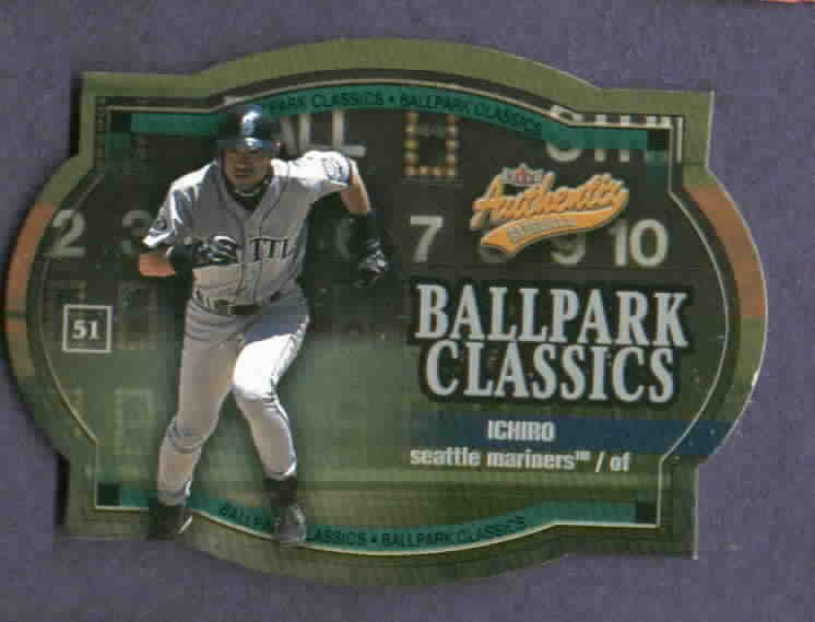 2003 Fleer Authentix Ballpark Classics Ichiro Suzuki Seattle Mariners