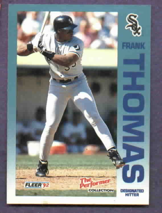 1992 Fleer The Performer Series Frank Thomas White Sox Citgo 7-11 Oddball
