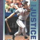 1992 Fleer The Performer Series Dave Justice Atlanta Braves Citgo 7-11 Oddball