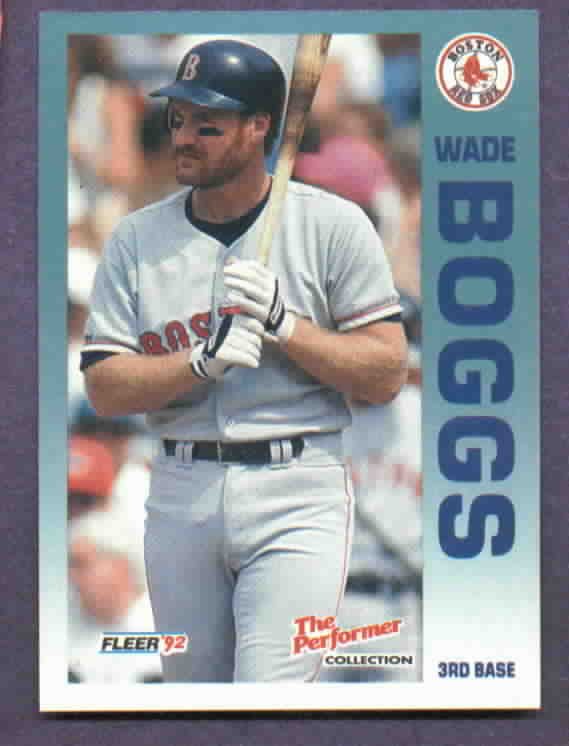 1992 Fleer The Performer Series Wade Boggs Boston Red Sox Citgo 7-11 Oddball