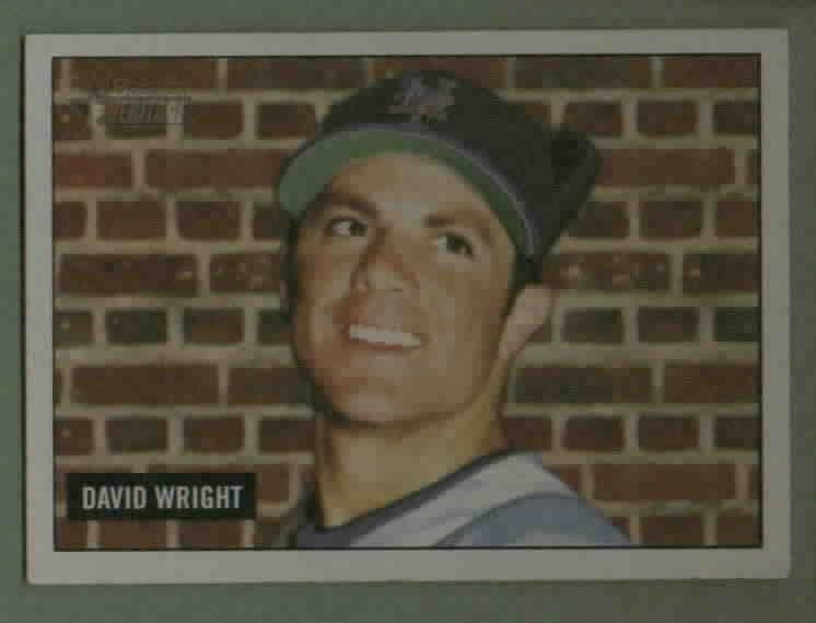 2005 Bowman Heritage David Wright New York Mets