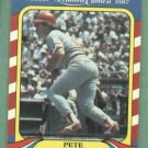 1987 Fleer Limited Edition Pete Rose Cincinnati Reds Oddball