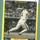 1982 Topps K Mart Pete Rose Phillies Reds Oddball